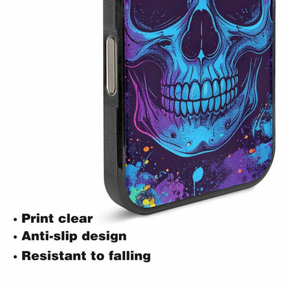 iPhone 16 Pro Case — Skulls Splatter Comic Custom, Custom Made Phone Cover