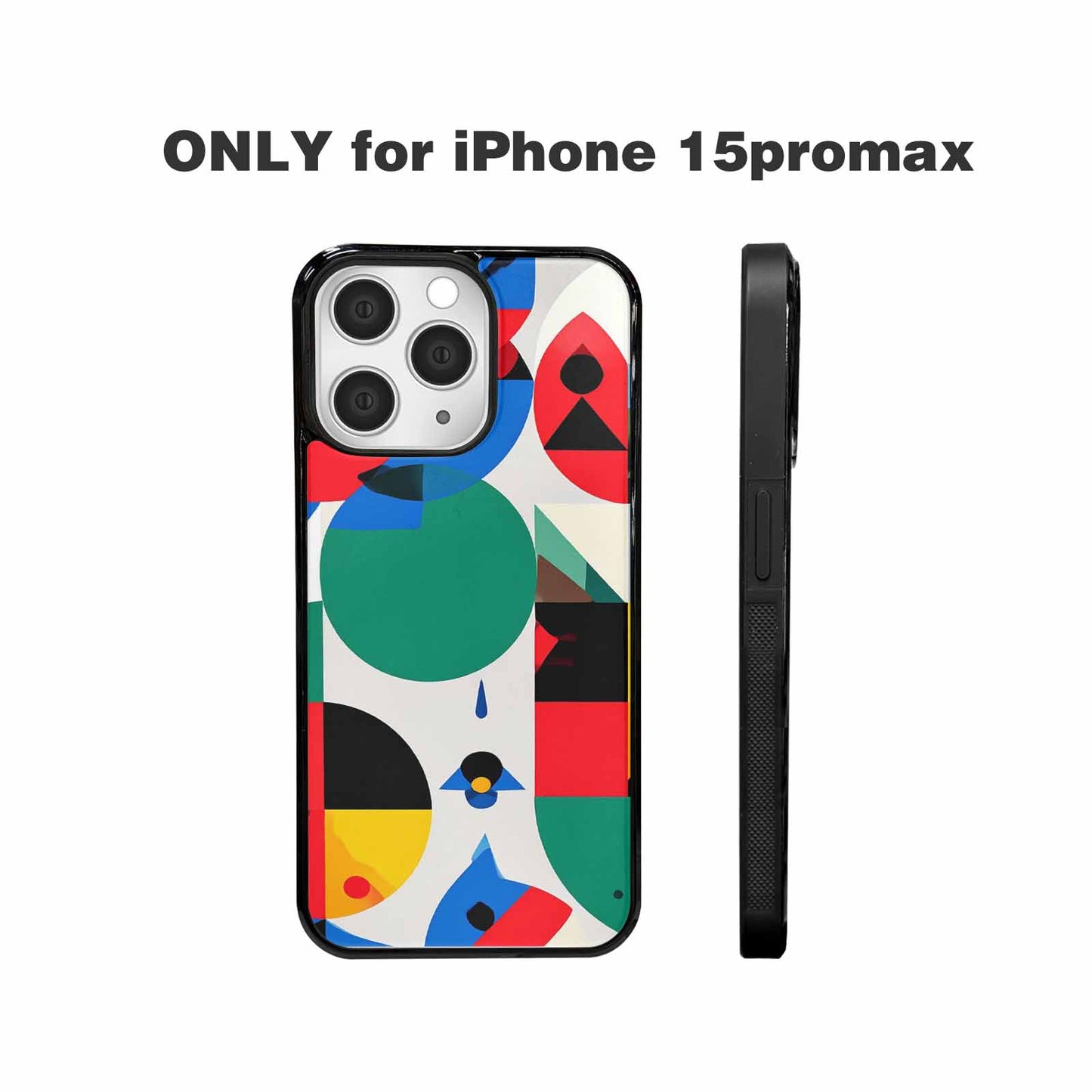 iPhone 15 Pro Max Case — 1960s Mod Cartoon Art Pattern, Custom Made Phone Cover