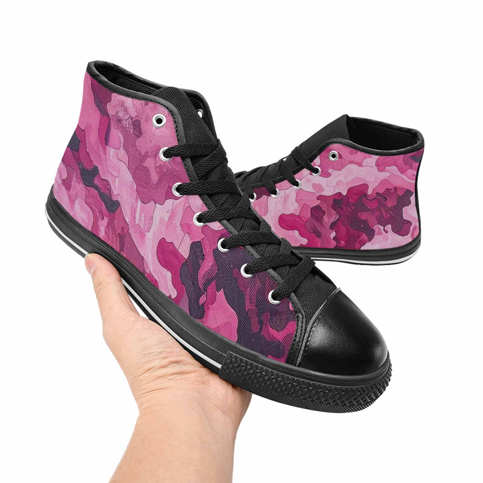MEN'S Military Camouflage Blotch High Top Canvas Dreamcore Shoes