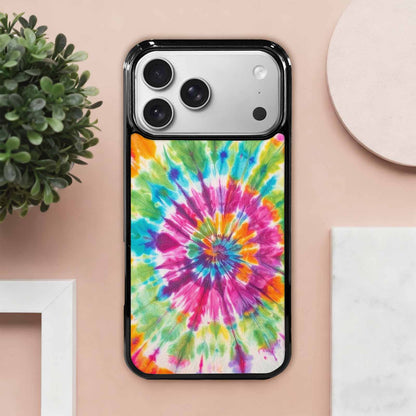 iPhone 17 Pro Max Case — Tie Dye Rainbow Twist Custom Tie, Custom Designed Case Cover