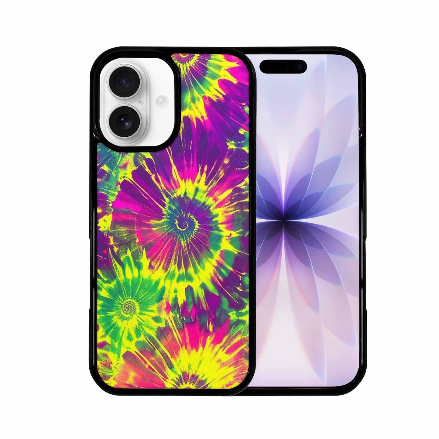 iPhone 17 Case — Tie Dye Neon Acid Tie Dye, Customized Protective Case