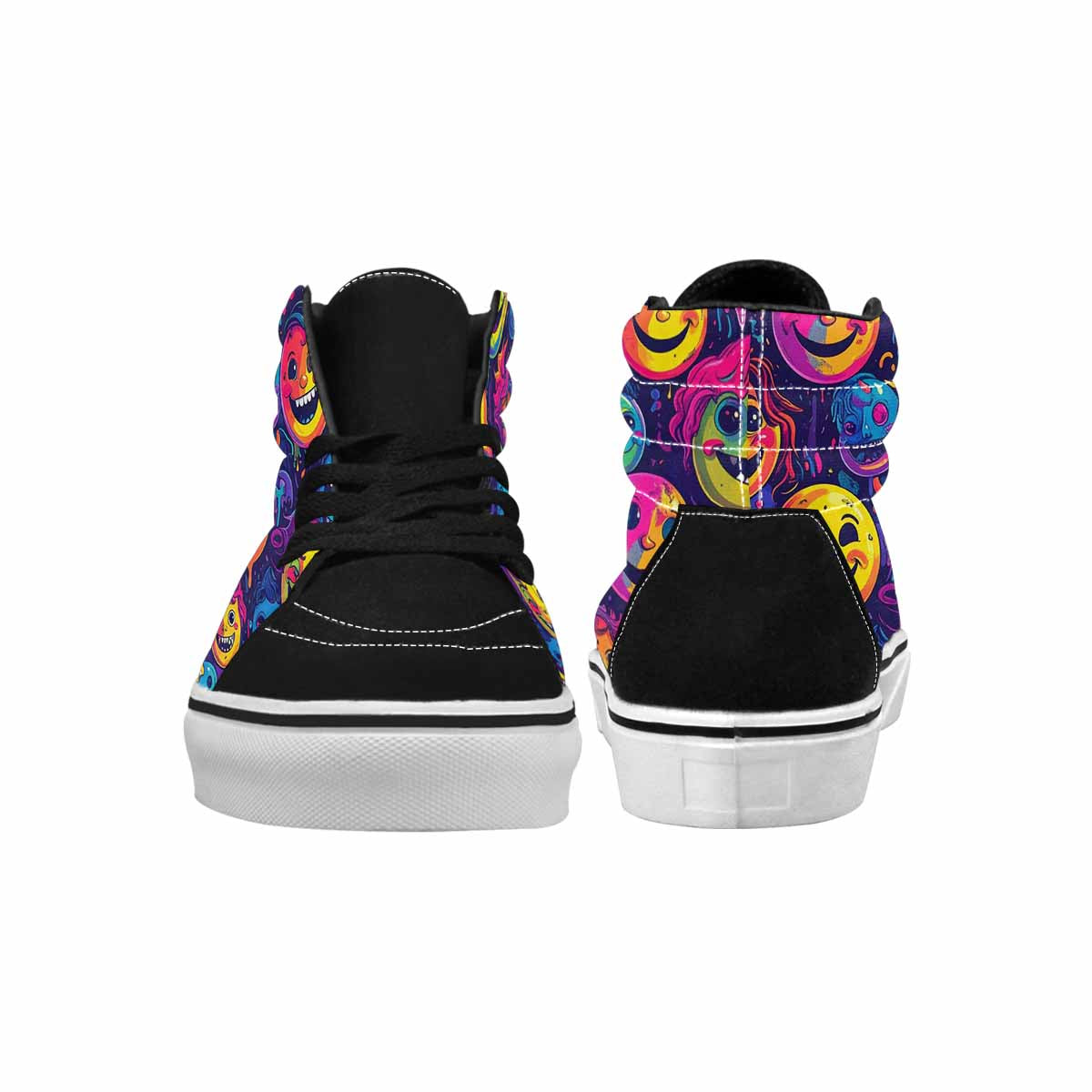 MEN'S Funny Looking Cartoon High Top Canvas Dark Academia Sneakers