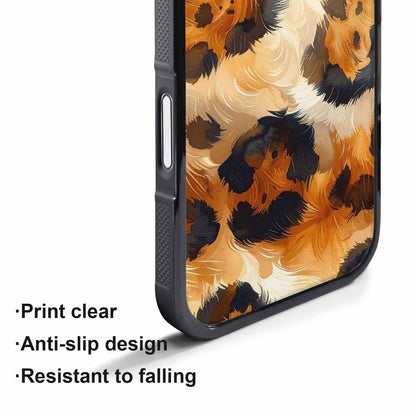 iPhone 17 Pro Case — Leopard Soft Airbrush Gradient Animal Print, Custom Print Case Cover