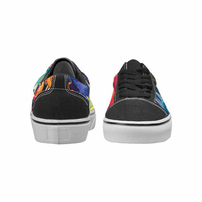 WOMEN'S Multi Lace-Up Canvas Neon Fantasy Shoes