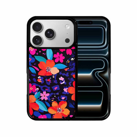 iPhone 17 Pro Case — Leopard Print Floral Seamless Pattern Animal, Custom Print Case Cover