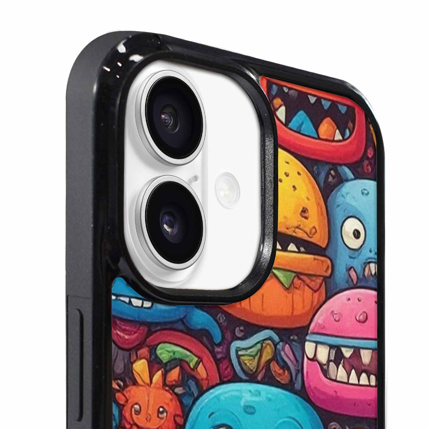 iPhone 17 Case — Small Cartoon Monster Character Cartoon Cute, Custom Print Case Cover