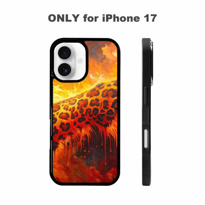 iPhone 17 Case — Seamless Repeating Pattern Of Animal Print, Custom Made Phone Cover