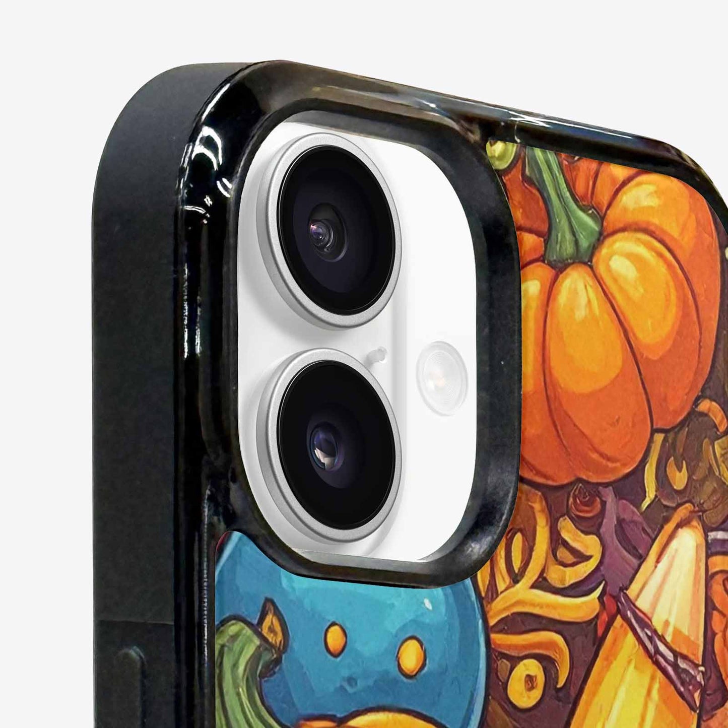 iPhone 16 Plus Case — Halloween Art Print Edge To Edge, Unique Phone Case Design