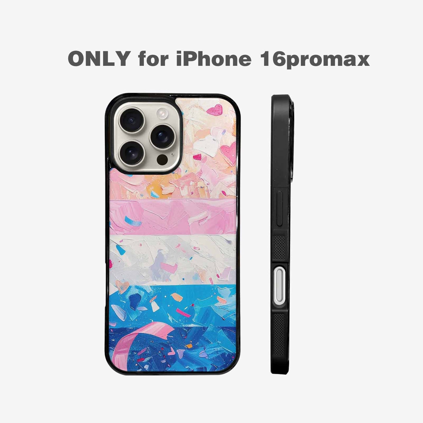 iPhone 16 Pro Max Case — Transgender Pride Flag Trans Pride Flag, Custom Designed Case Cover