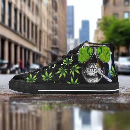 Monarch Jewel Rich Vivid MEN Bold Art - Freaky Shoes | Custom Art Sneakers