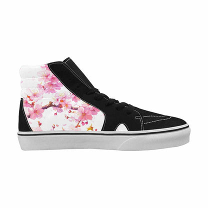 MEN'S Cherry Blossom Branch Cherry High Top Canvas Aesthetic Shoes