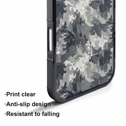 iPhone 17 Air Case — Small Military Camouflage Blotch Pattern Camo, Customized Protective Case