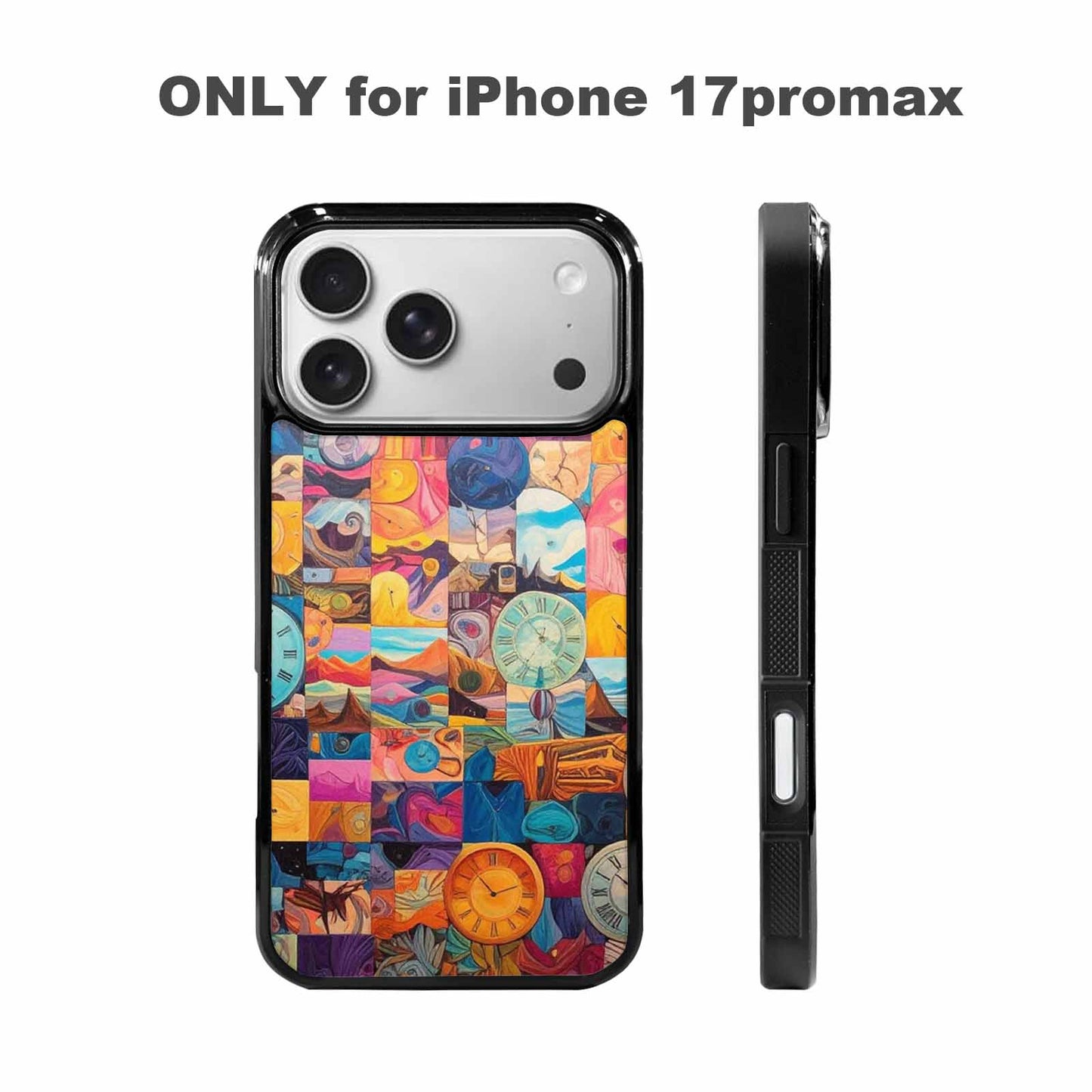 iPhone 17 Pro Max Case — Full Color Vibrant Surreal Original Art, Custom Designed Case Cover