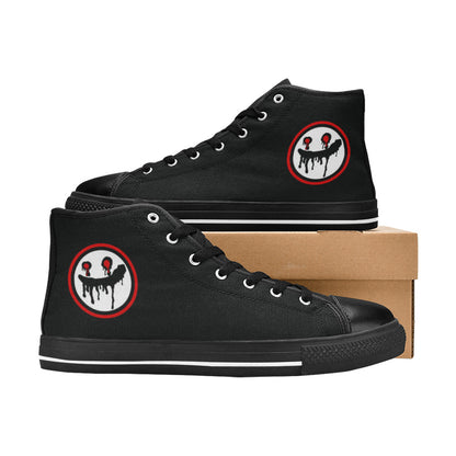 MEN'S High Tops Freaky Shoes High Top Canvas Dark Academia Shoes