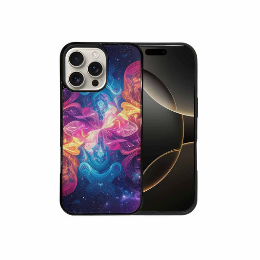 iPhone 16 Pro Max Case — Rose Galaxy Art Seamless Pattern Vibrant, Custom Designed Case Cover