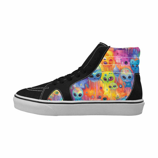 MEN'S Aliens  Tie Dye High Top Canvas Dreamcore Shoes