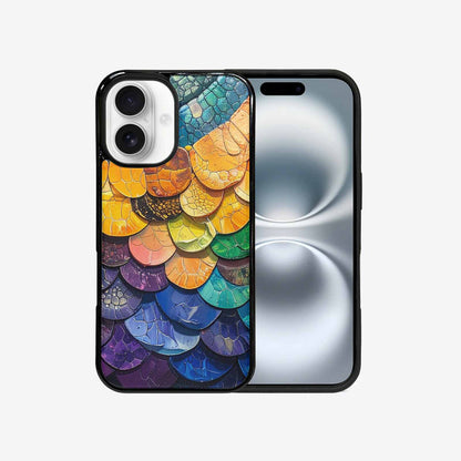 iPhone 16 Case — Reptile Scale Full Color Vibrant Reptile, Custom Phone Case