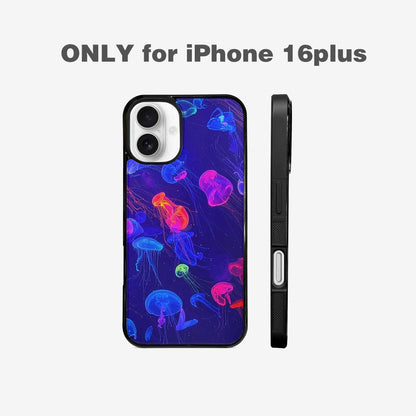 iPhone 16 Plus Case — Jellyfish Glow Jellyfish Glow Pattern Hundreds, Custom Phone Case