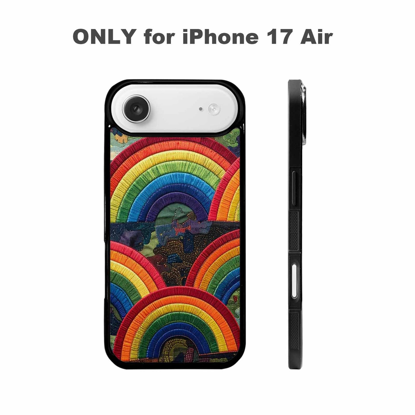 iPhone 17 Air Case — Vivid Camo Rainbow Arc Camo, Custom Designed Case Cover