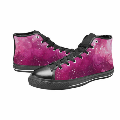MEN'S Galaxy Art - High Top Canvas Dreamcore Custom Sneakers