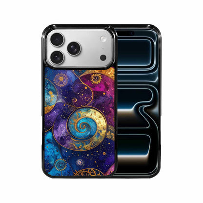 iPhone 17 Pro Max Case — Steampunk Galaxy Art Seamless Galaxy Space, Custom Printed Phone Case