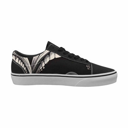 MEN'S Googly Cartoon Mouths Canvas Lace-Up Vivid Custom Shoes