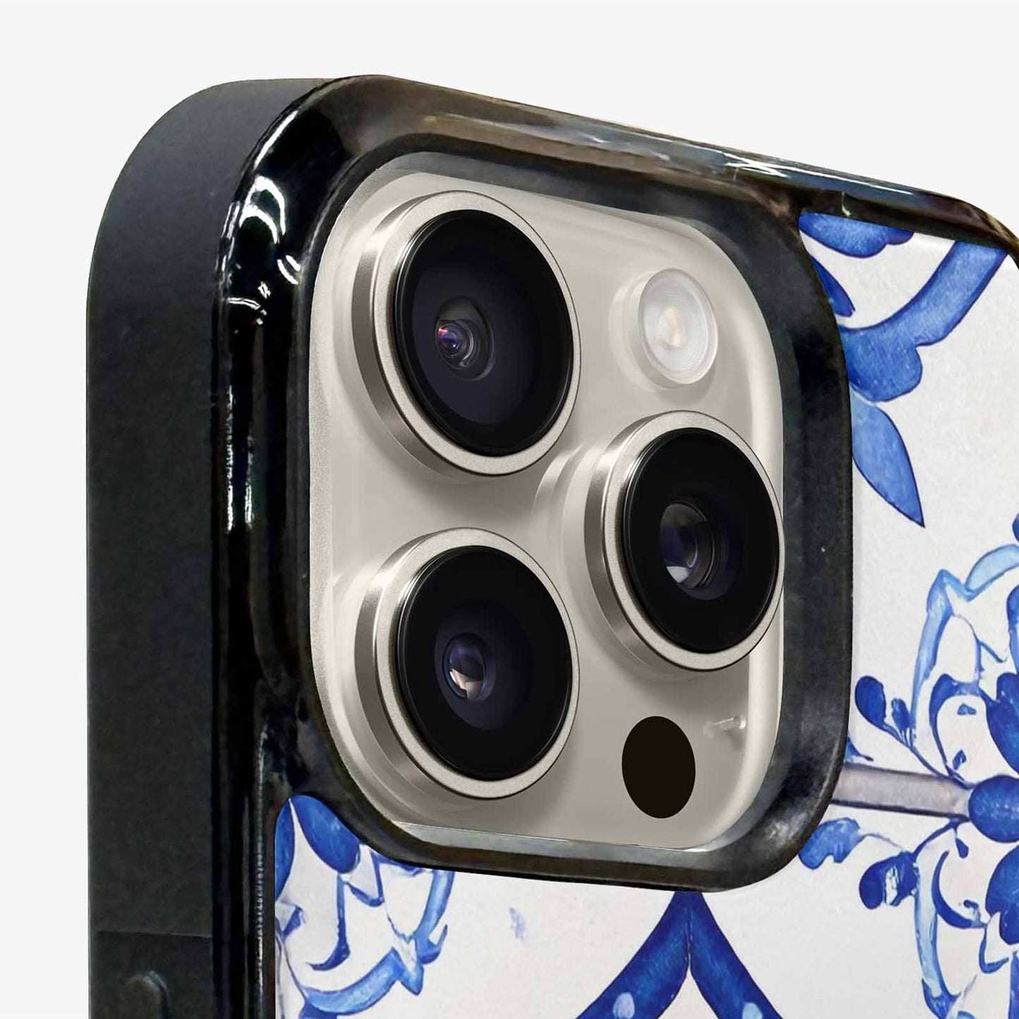 iPhone 15 Pro Max Case — Mexican Talavera Tile Pattern Floral Geometric, Custom Designed Case Cover