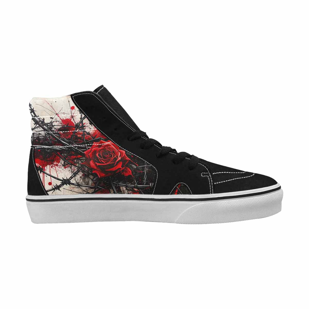 MEN'S Barbed Wire Coil High Top Canvas Aesthetic Shoes