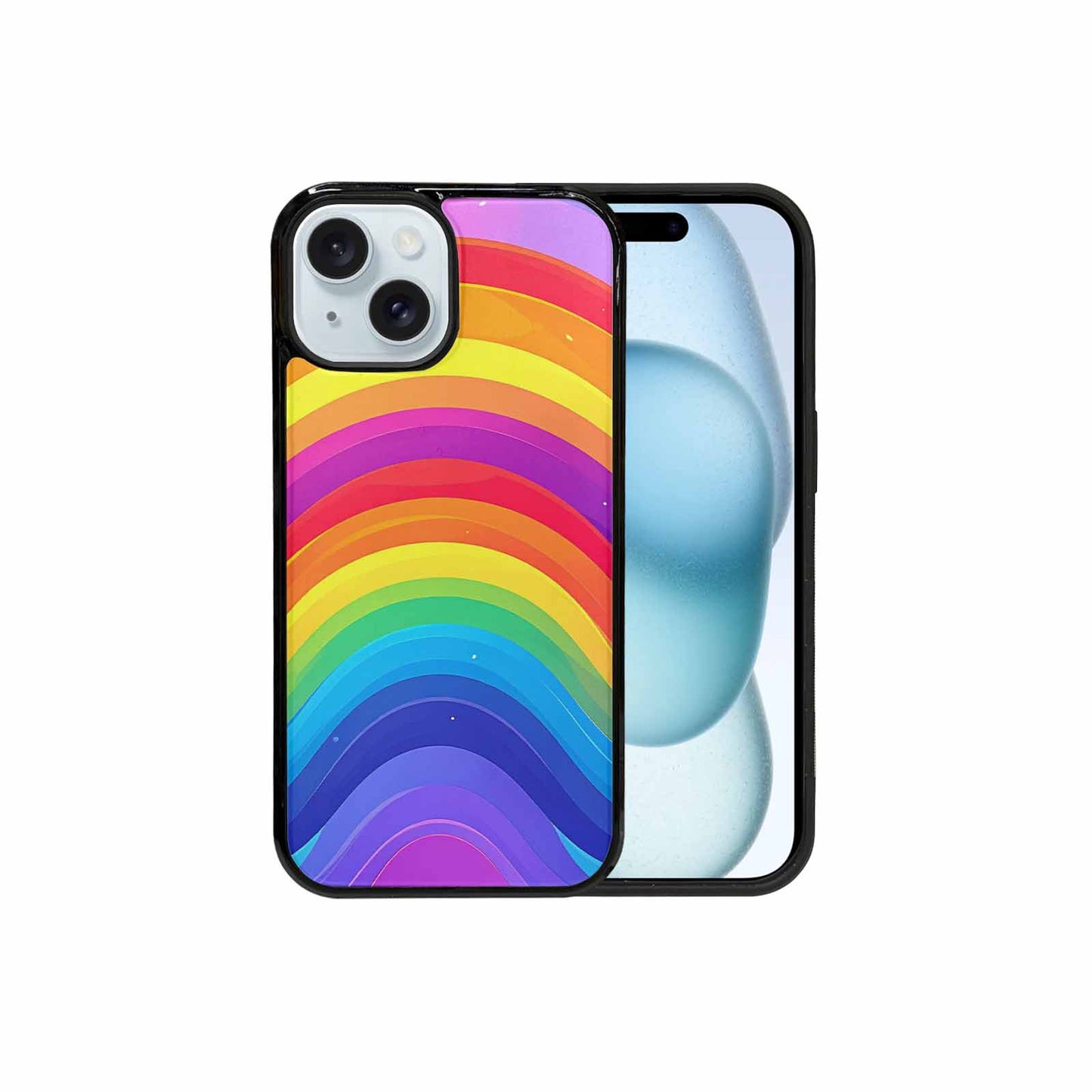 iPhone 15 Case — Rainbow Pride, Custom Phone Case