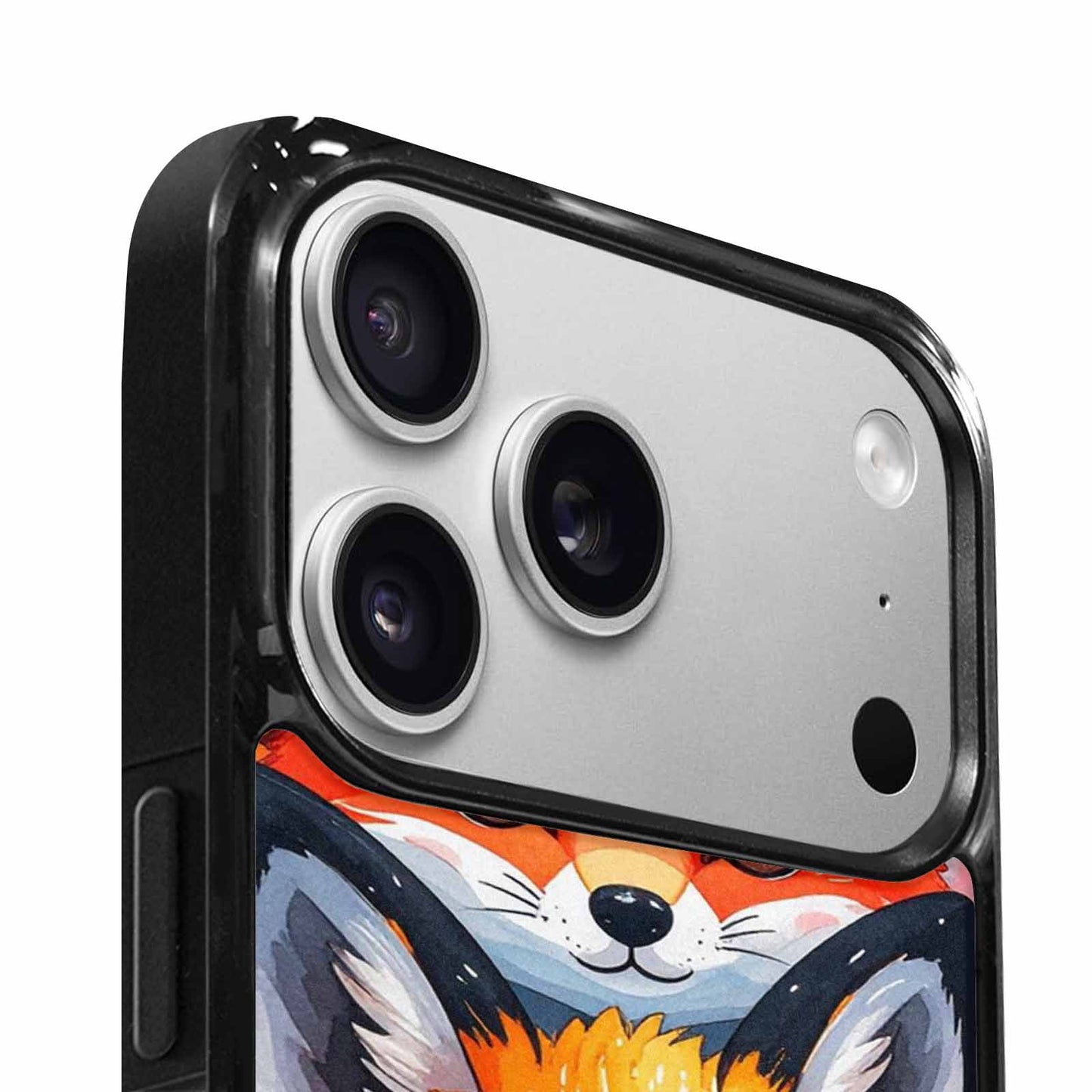 iPhone 17 Pro Max Case — Watercolor Kawaii Fox Watercolor Abstract, Personalized Phone Case