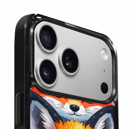 iPhone 17 Pro Max Case — Watercolor Kawaii Fox Watercolor Abstract, Personalized Phone Case