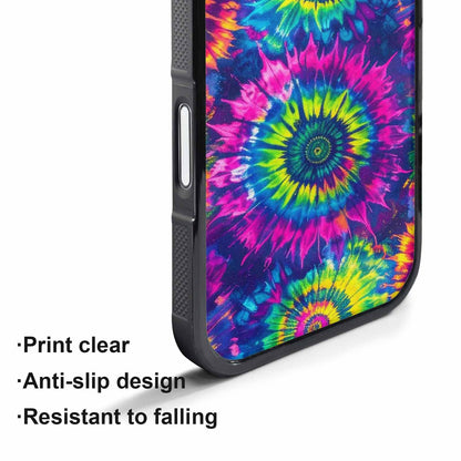 iPhone 17 Pro Max Case — Tie Dye Neon Acid Tie Dye, Custom Print Case Cover