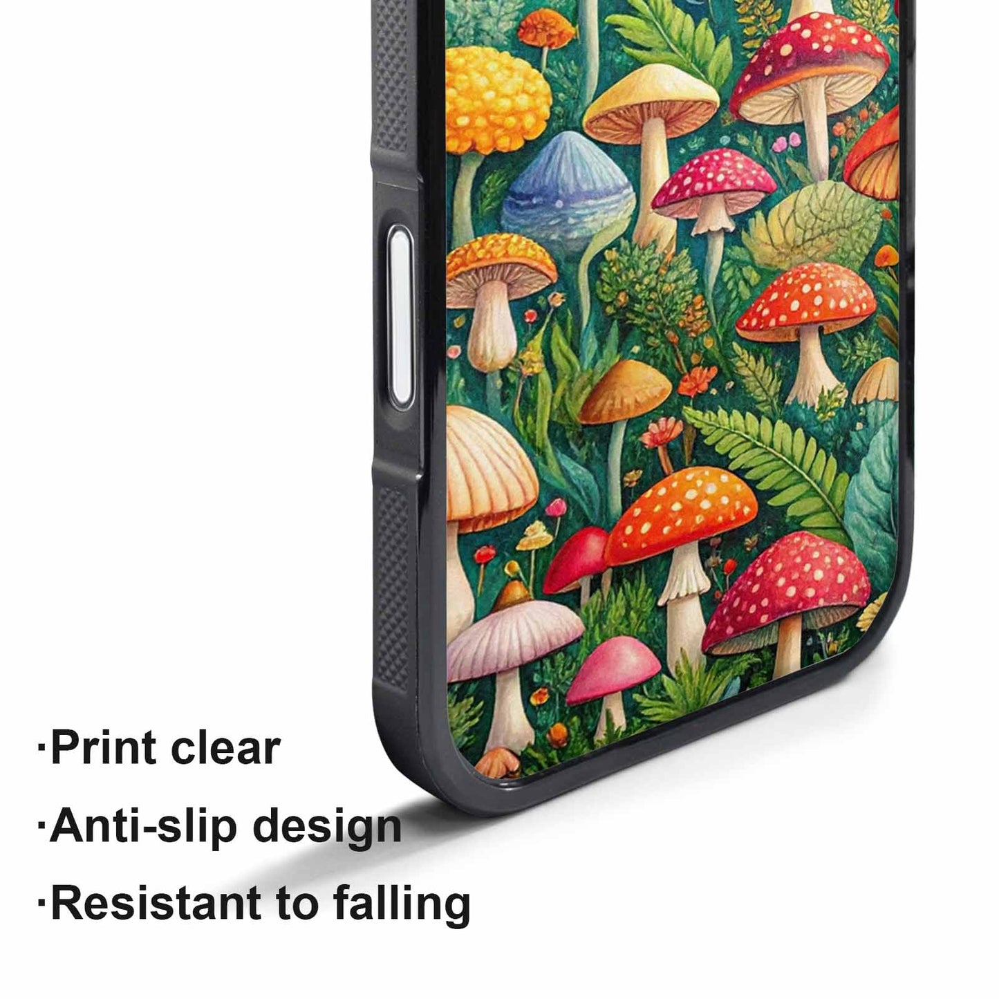 iPhone 17 Air Case — Mushrooms Botanicalmushrooms P Hh6 Floral, Custom Made Phone Cover