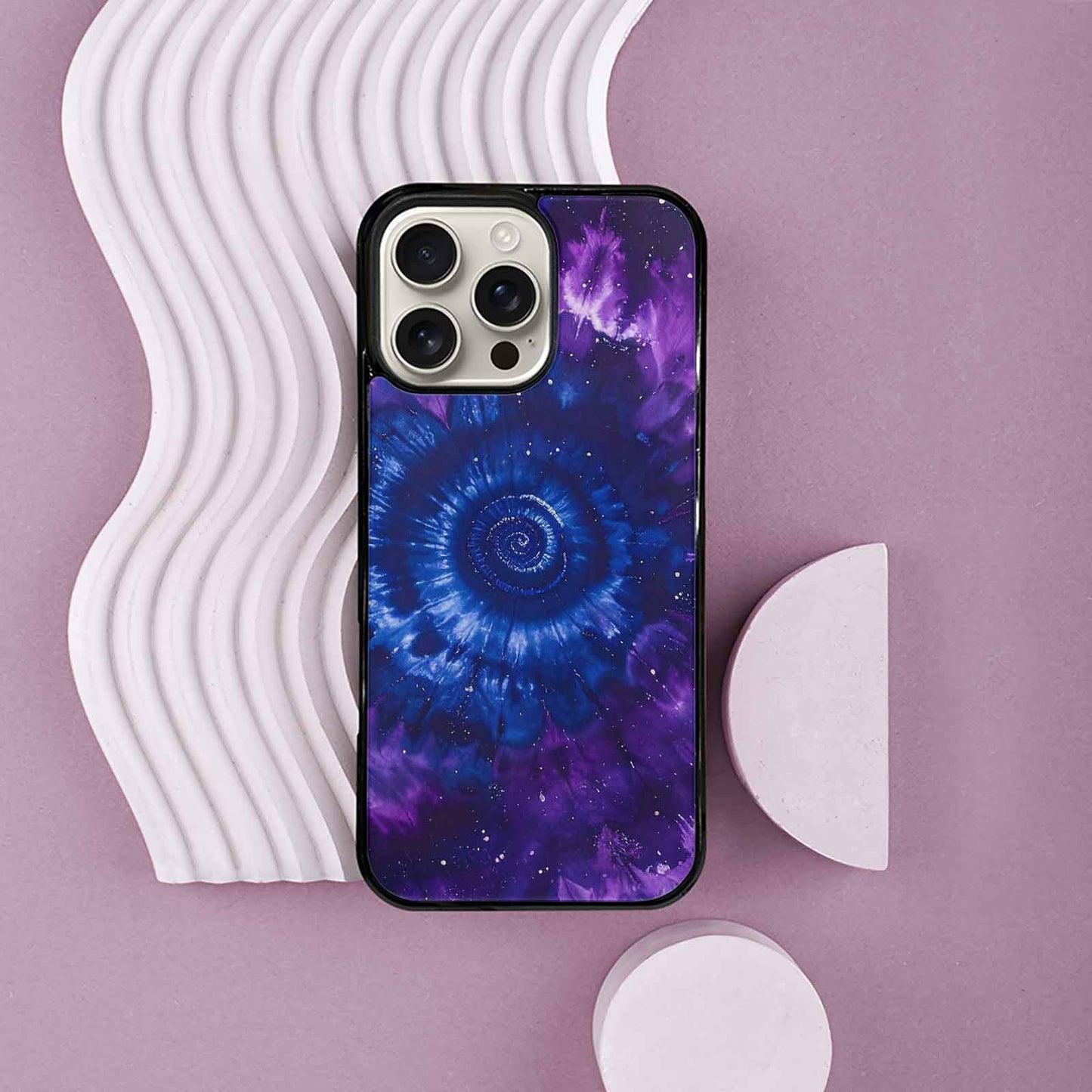 iPhone 16 Pro Max Case — Cosmic Tie Dye, Custom Phone Case