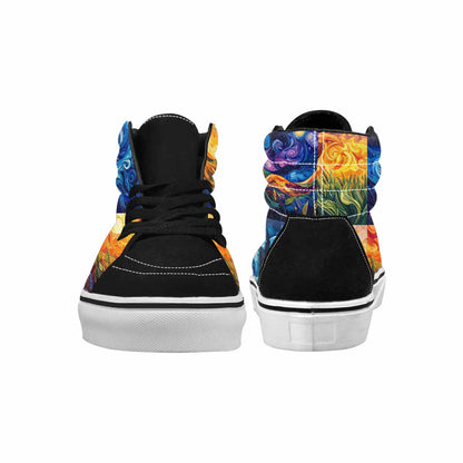 WOMEN'S Blend All Versions High Top Canvas Grunge Sneakers