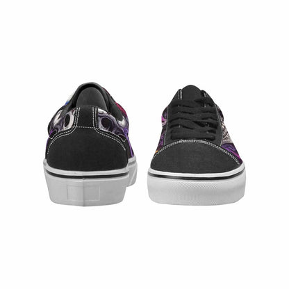 WOMEN'S Rainbow From Skull S Lace-Up Canvas Dreamlike Custom Shoes