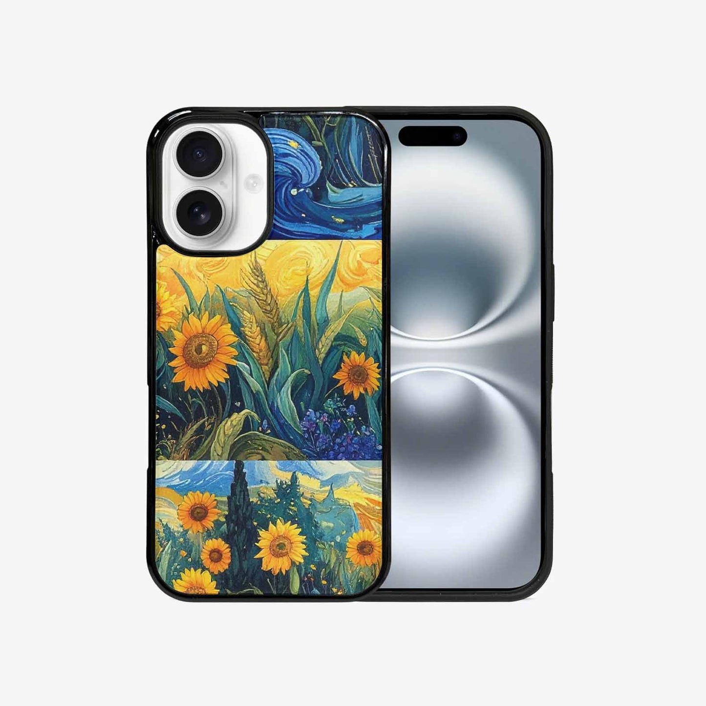iPhone 16 Case — Blend All Versions Together Melting Together, Custom Designed Case Cover