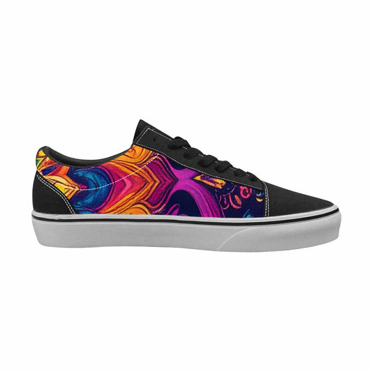 WOMEN'S Tie Dye Mandala Canvas Lace-Up Grunge Shoes
