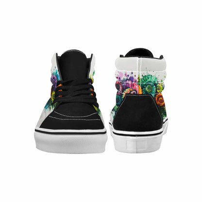 MEN'S Tie High Top Canvas Cottagecore Sneakers