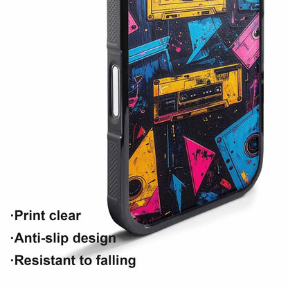 iPhone 17 Pro Max Case — Seamless Tileable Pattern Of Retro Vintage, Custom Designed Case Cover