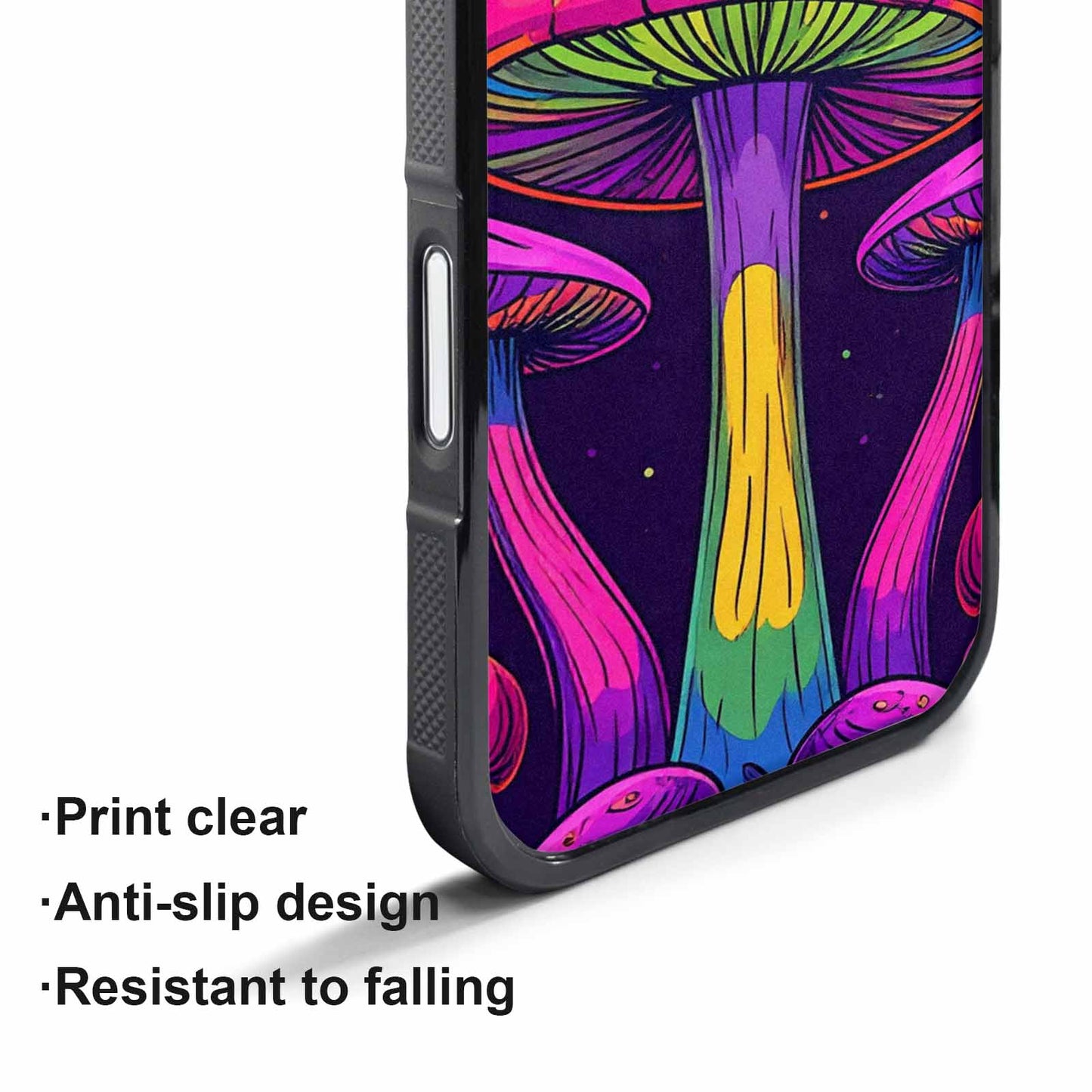 iPhone 17 Air Case — Psychedelic Mushroom Cartoon Pattern Cartoon Cute, Custom Made Phone Cover