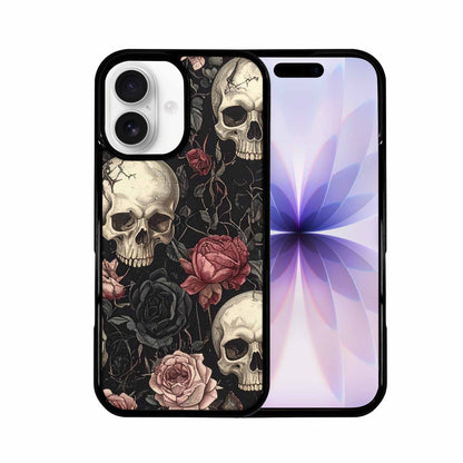 iPhone 17 Case — Skulls Roses And Skulls Gothic Skulls, Custom Designed Case Cover