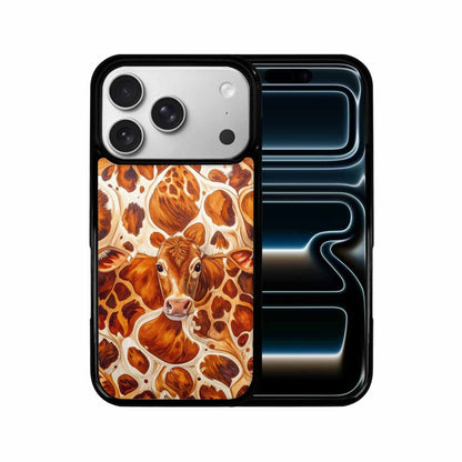 iPhone 17 Pro Case — Small Cow Animal Print Skin Animal, Custom Print Case Cover