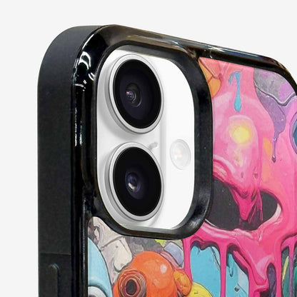 iPhone 16 Plus Case — Aliens Camomelting Aliens Patt 5xk Personalized, Custom Designed Case Cover
