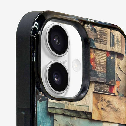 iPhone 16 Case — Distressed Grunge Texture Pattern Hundreds Of, Unique Phone Case Design
