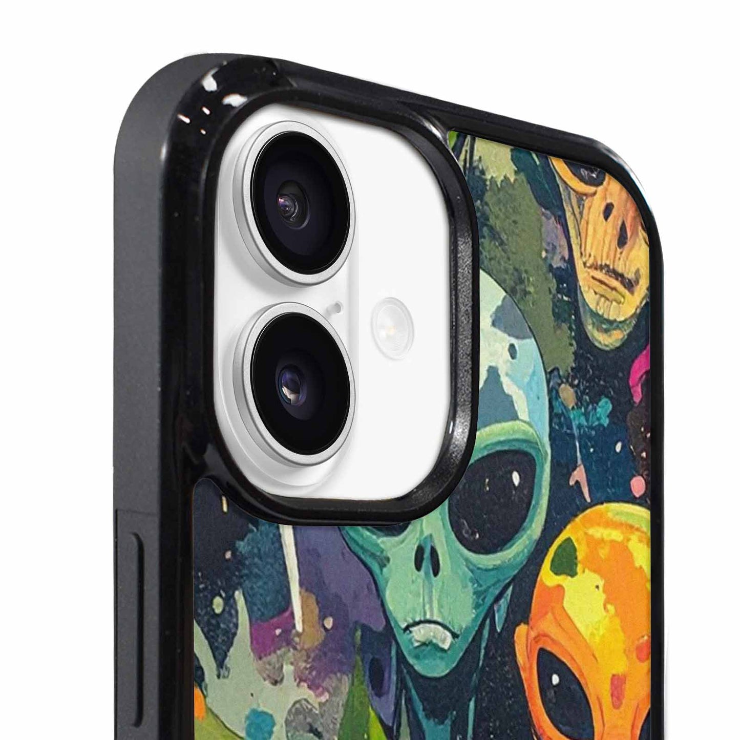 iPhone 17 Case — Aliens Camo Aliens Alien Scifi, Custom Art Phone Cover