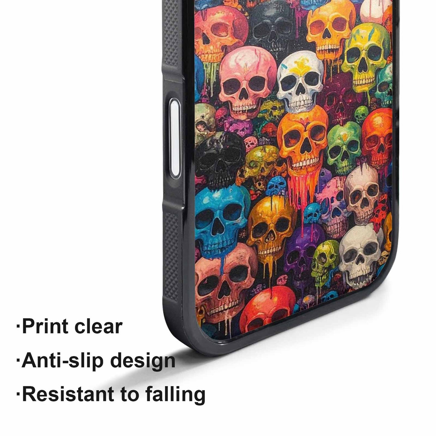 iPhone 17 Pro Max Case — Skulls (general) Skulls Pattern Gothic Skulls, Custom Art Phone Cover