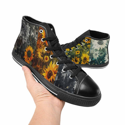 MEN'S Blend Melt Them High Top Canvas Dark Academia Sneakers