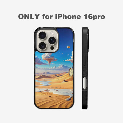 iPhone 16 Pro Case — Surrealist Desert Dreamscape Custom, Custom Print Case Cover