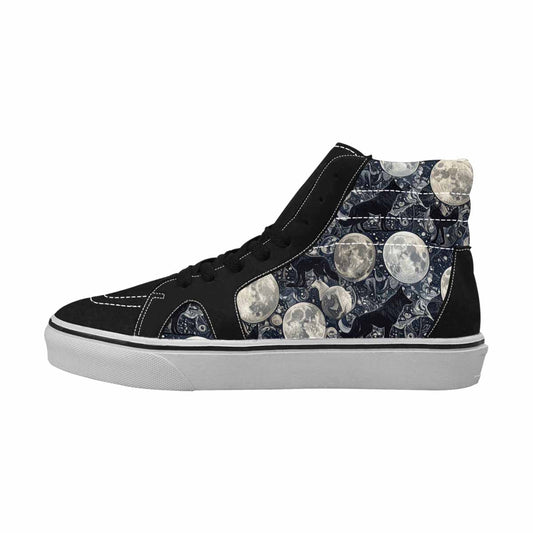 WOMEN'S Wolves Everywhere Collage High Top Canvas Aesthetic Sneakers